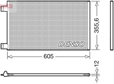 Condenser, air conditioning DENSO DCN23041