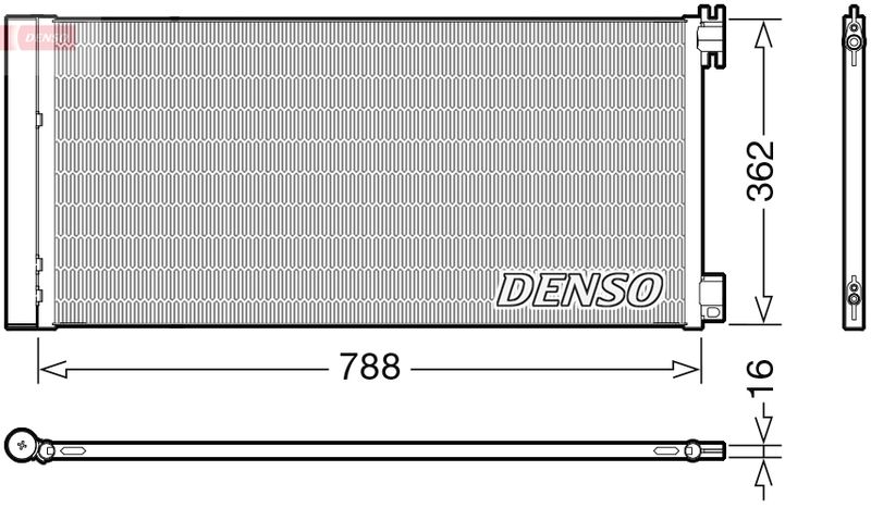 DENSO DCN23042 Condenser, air conditioning