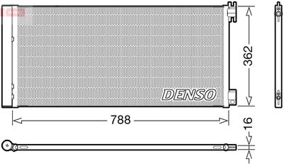 Condenser, air conditioning DENSO DCN23042