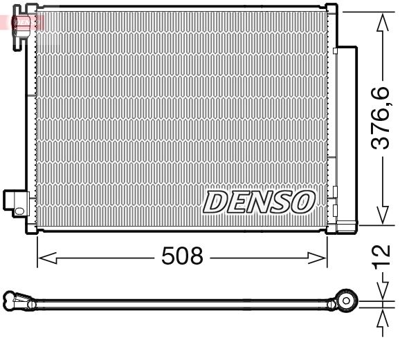 DENSO DCN23052 Condenser, air conditioning