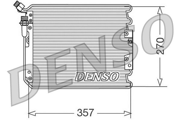 DENSO DCN28001 Condenser, air conditioning