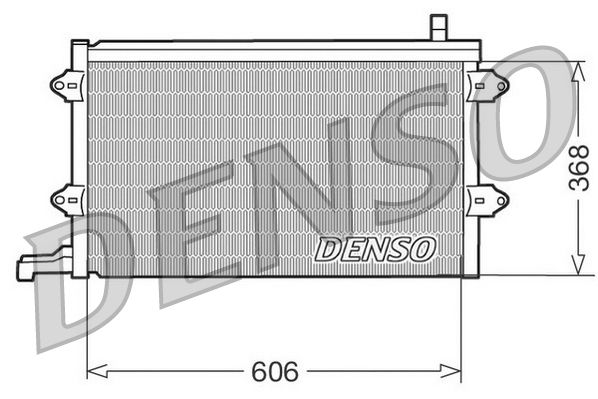 DENSO DCN32003 Condenser, air conditioning