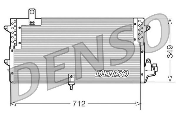 DENSO DCN32006 Condenser, air conditioning