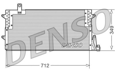 Condenser, air conditioning DENSO DCN32007