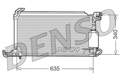 Condenser, air conditioning DENSO DCN32010