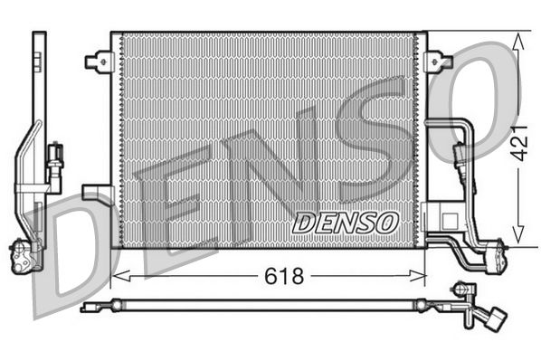 DENSO DCN32018 Condenser, air conditioning