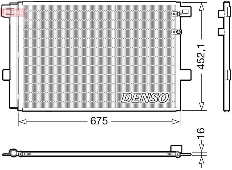 DENSO DCN32065 Condenser, air conditioning