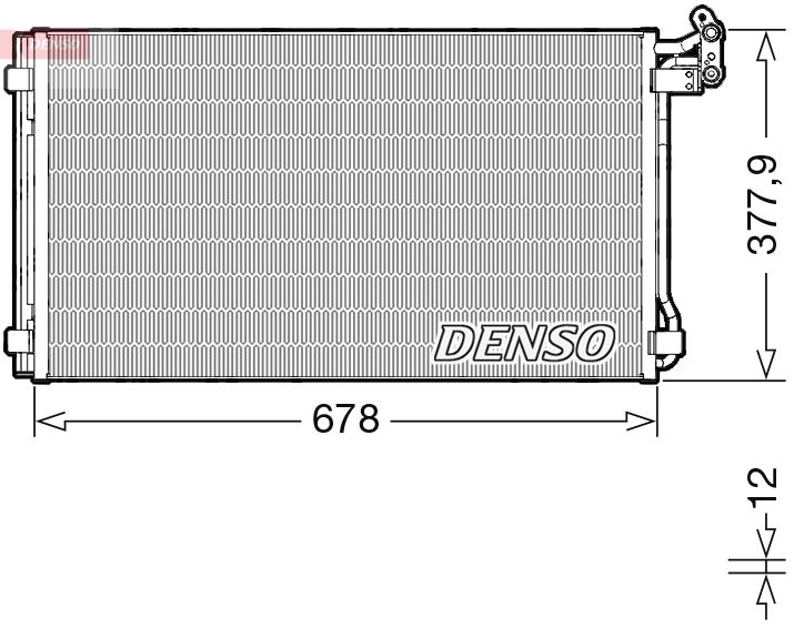 DENSO DCN32068 Condenser, air conditioning