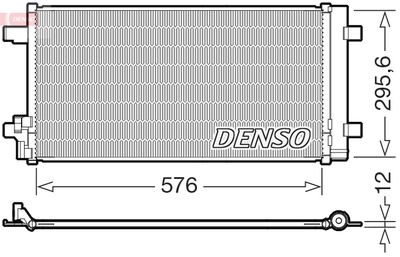 Condenser, air conditioning DENSO DCN32069