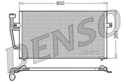 Condenser, air conditioning DENSO DCN33007