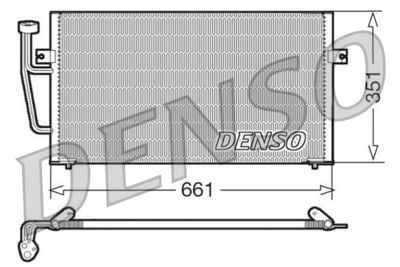 Condenser, air conditioning DENSO DCN33008