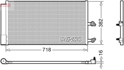 Condenser, air conditioning DENSO DCN33014