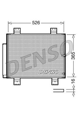 DENSO DCN35002 Condenser, air conditioning