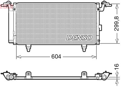 Condenser, air conditioning DENSO DCN36005