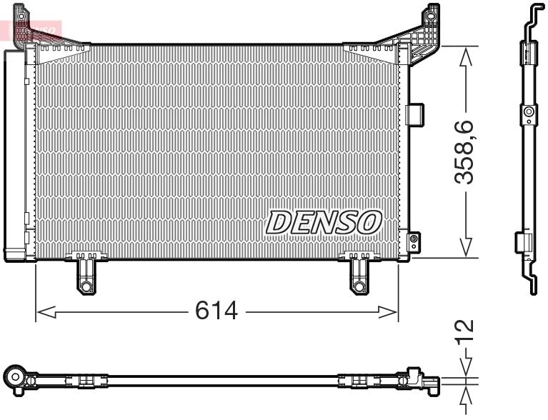 DENSO DCN36007 Condenser, air conditioning
