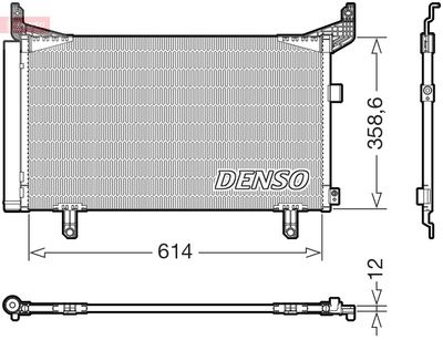 Condenser, air conditioning DENSO DCN36007