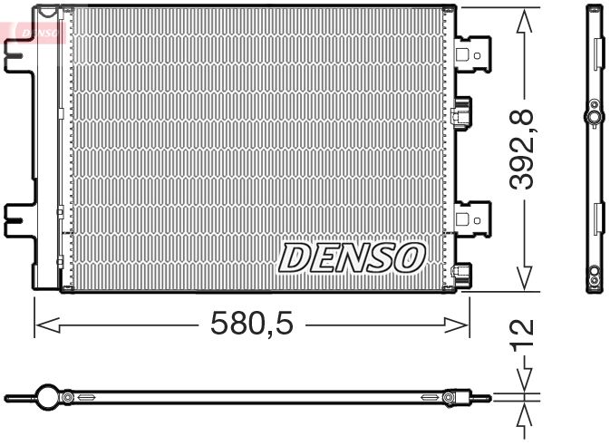 DENSO DCN37005 Condenser, air conditioning