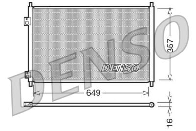 Condenser, air conditioning DENSO DCN40008