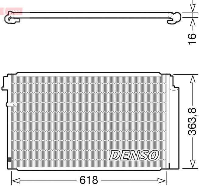 DENSO DCN40011 Condenser, air conditioning
