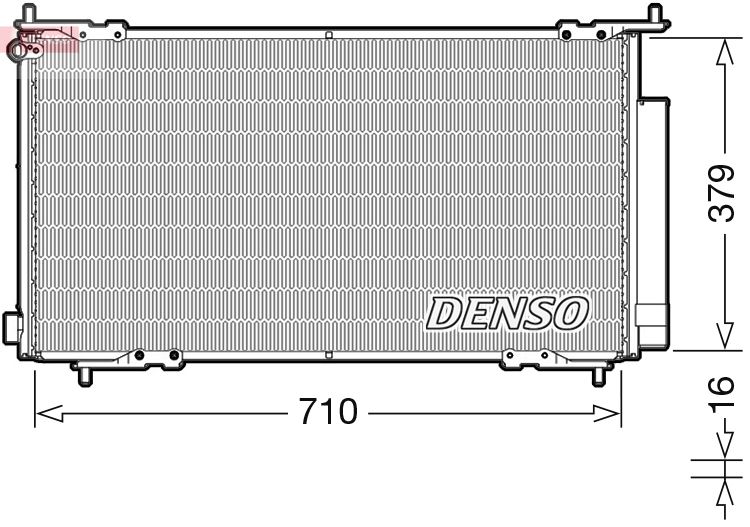 DENSO DCN40015 Condenser, air conditioning