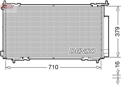 Condenser, air conditioning DENSO DCN40015
