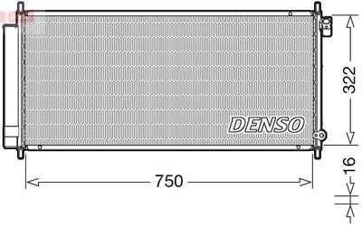 Condenser, air conditioning DENSO DCN40017