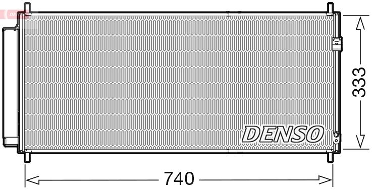 DENSO DCN40030 Condenser, air conditioning