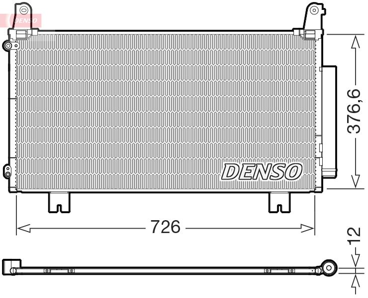 DENSO DCN40034 Condenser, air conditioning