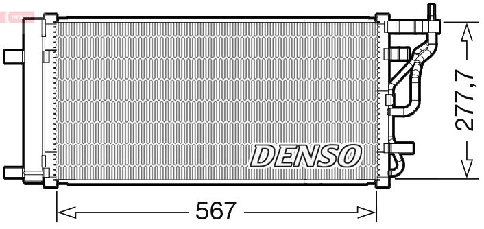 DENSO DCN41024 Condenser, air conditioning