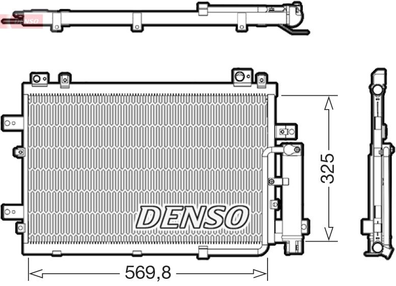 DENSO DCN41030 Condenser, air conditioning