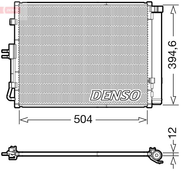 DENSO DCN43005 Condenser, air conditioning