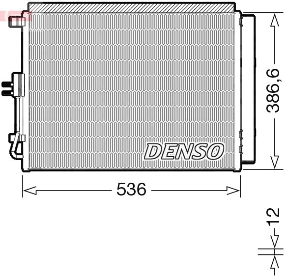 DENSO DCN43009 Condenser, air conditioning