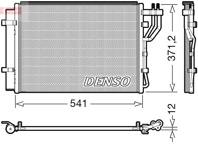 DENSO DCN43010 Condenser, air conditioning