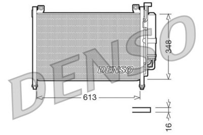 Condenser, air conditioning DENSO DCN44002