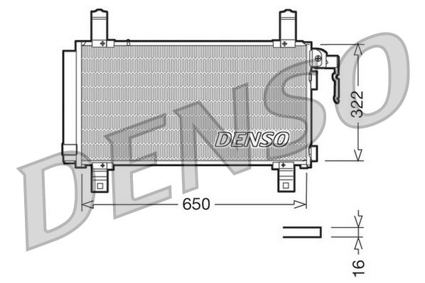 DENSO DCN44006 Condenser, air conditioning