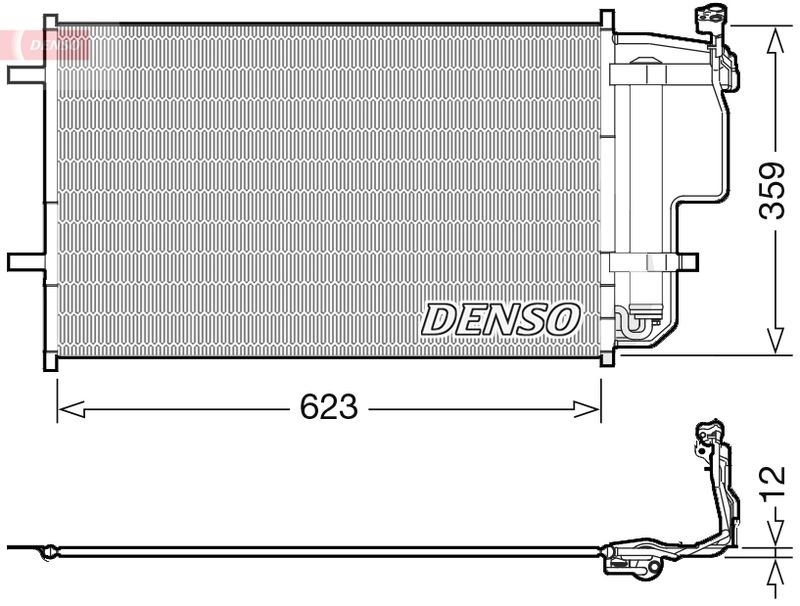 DENSO DCN44011 Condenser, air conditioning
