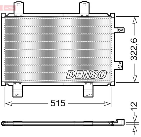 DENSO DCN44018 Condenser, air conditioning