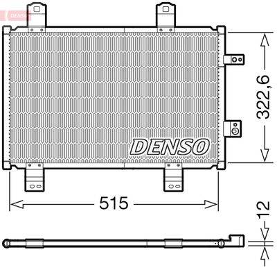 Condenser, air conditioning DENSO DCN44018