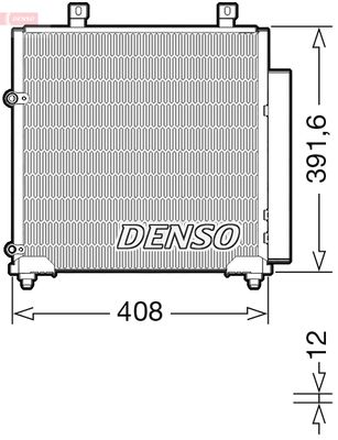 Condenser, air conditioning DENSO DCN45012