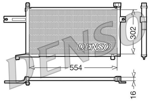 DENSO DCN46005 Condenser, air conditioning