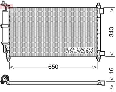 Condenser, air conditioning DENSO DCN46020