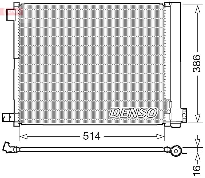 DENSO DCN46022 Condenser, air conditioning