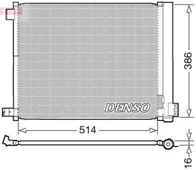 Condenser, air conditioning DENSO DCN46022