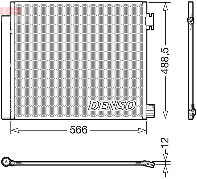 DENSO DCN46026 Condenser, air conditioning