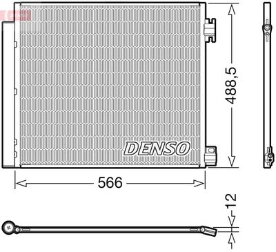Condenser, air conditioning DENSO DCN46026