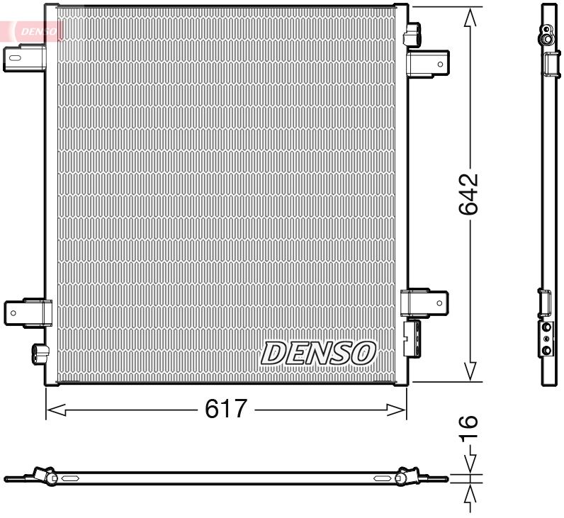 DENSO DCN46027 Condenser, air conditioning