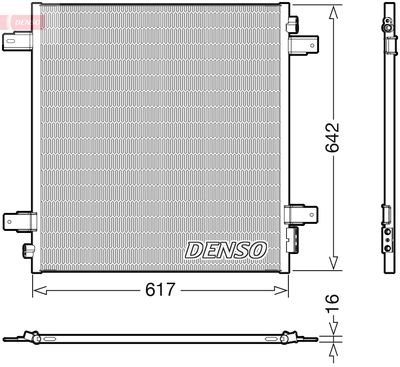 Condenser, air conditioning DENSO DCN46027