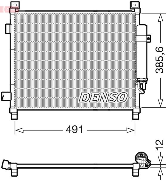 DENSO DCN46031 Condenser, air conditioning