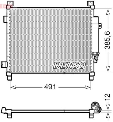 Condenser, air conditioning DENSO DCN46031