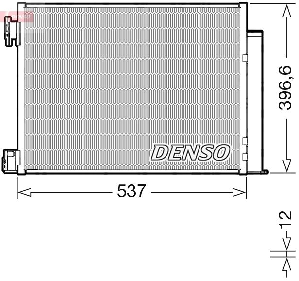 DENSO DCN46032 Condenser, air conditioning